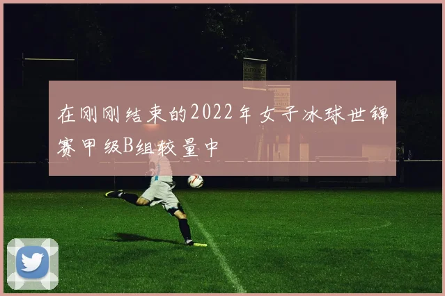 在刚刚结束的2022年女子冰球世锦赛甲级B组较量中